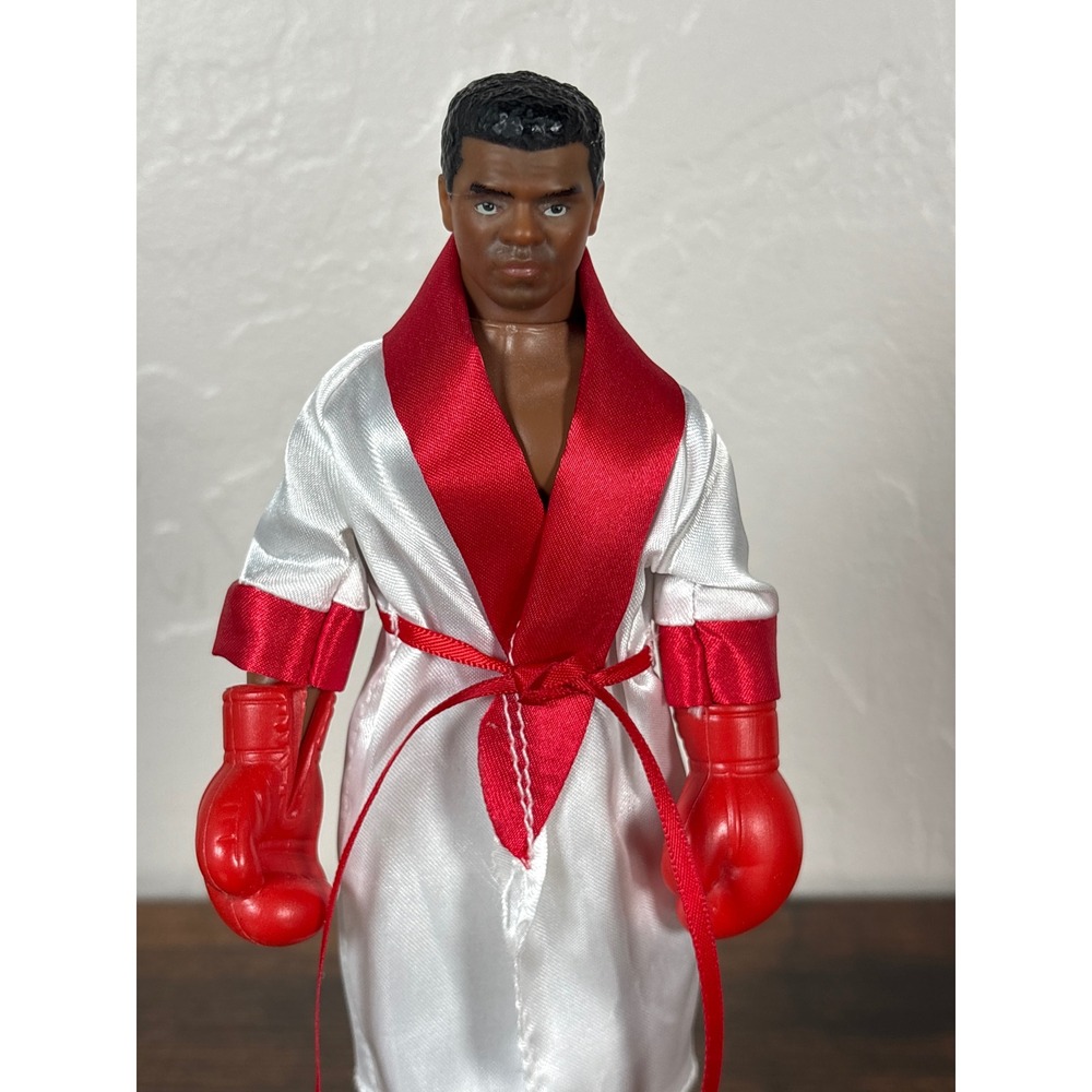 Muhammad Ali Boxing Action Figure 8 Inch Mego Style White Robe Red Gloves 1975 - Picture 2 of 4